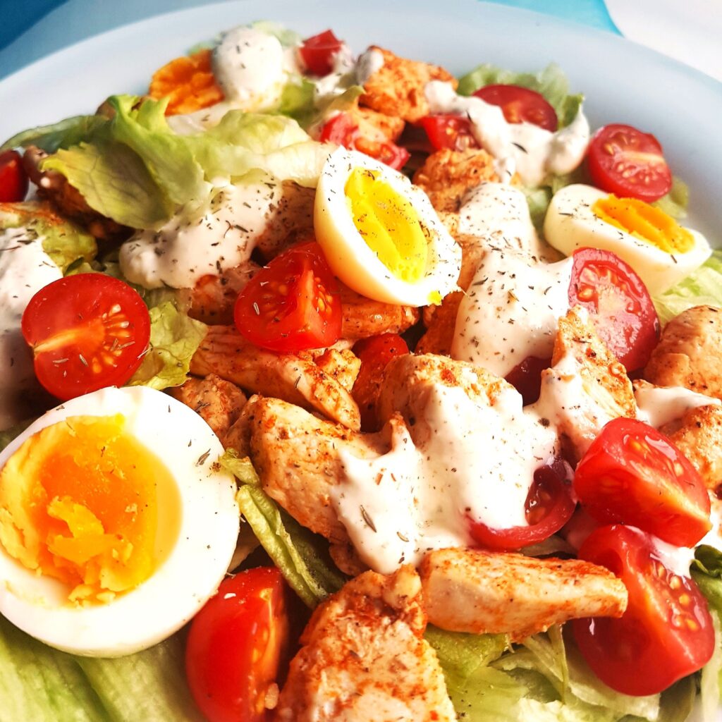 Hähnchen Filet Salat