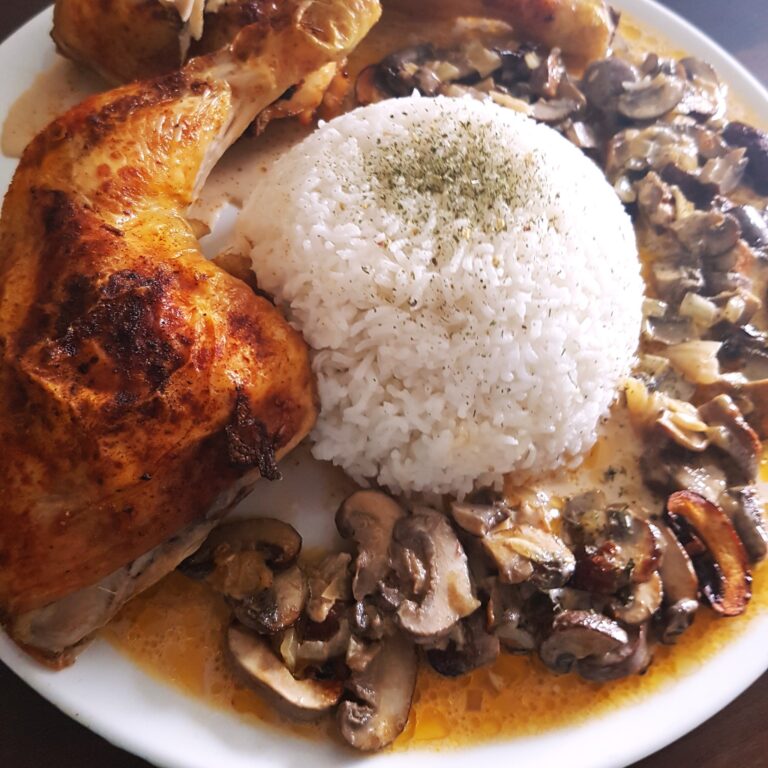 Hähnchenschenkel aus der HLF