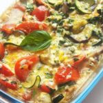 Vegetarischer-Spinat Auflauf