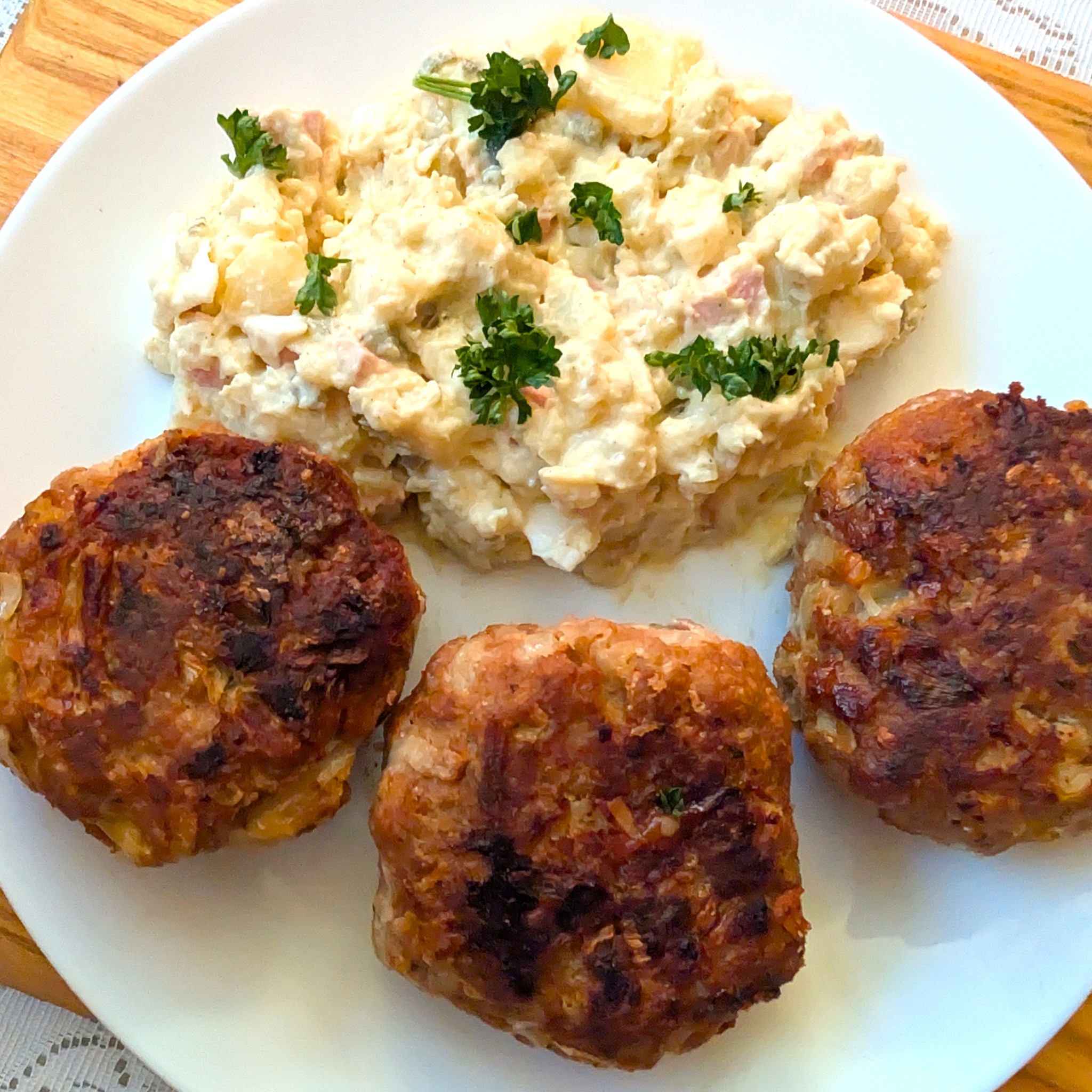 Kartoffelsalat mit Käse