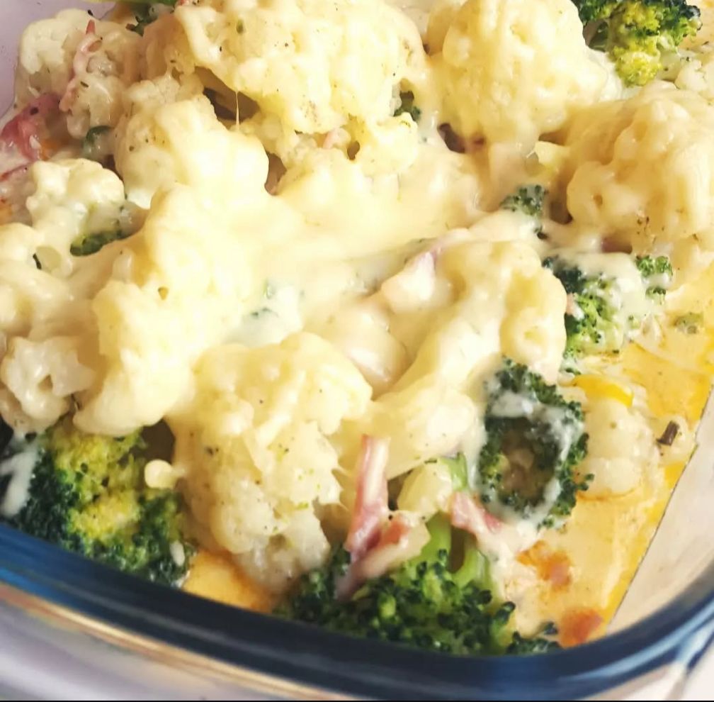 Blumenkohl-Brokkoli-Auflauf