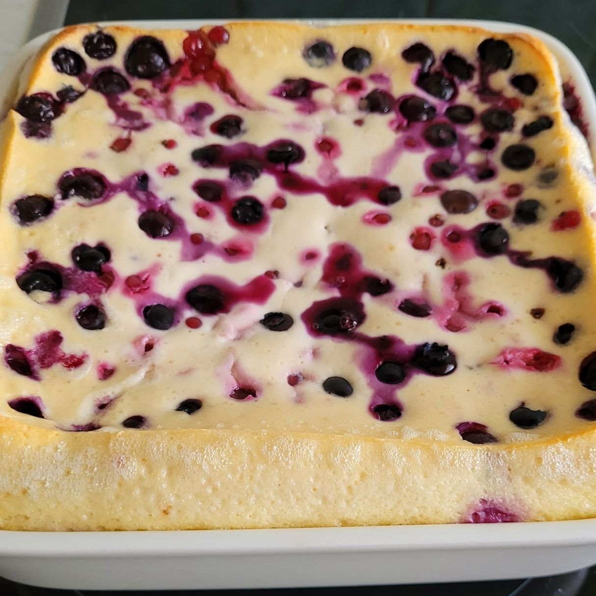 Quarkauflauf mit Beeren