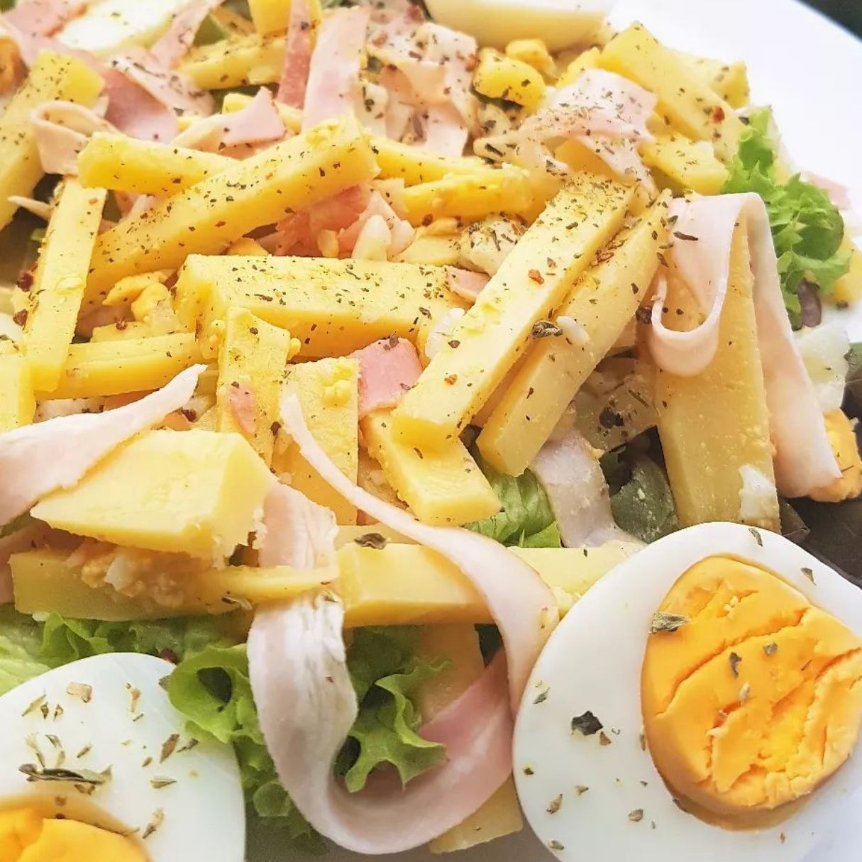 Badischer Wurstsalat mit Käse