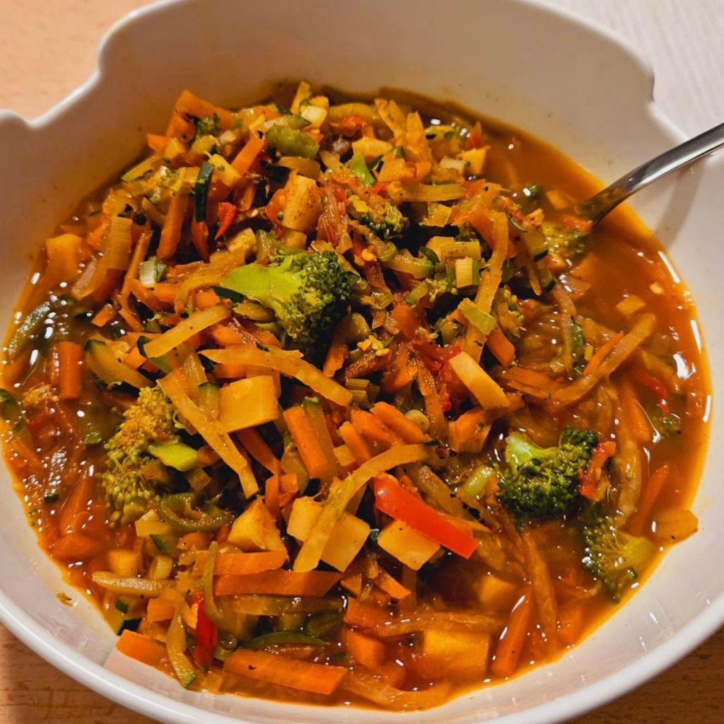 Gemüseeintopf mit Hackfleisch