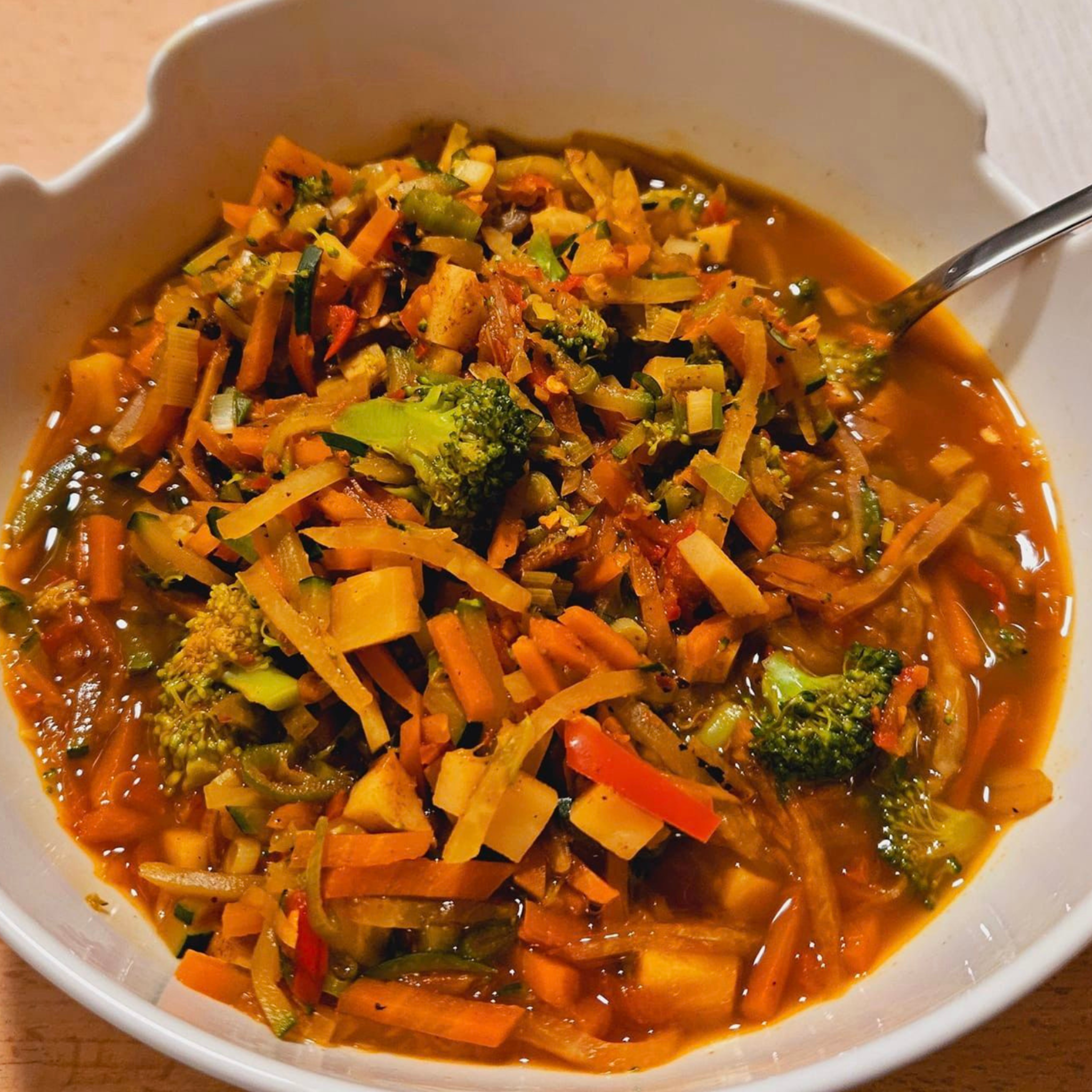 Gemüseeintopf mit Hackfleisch