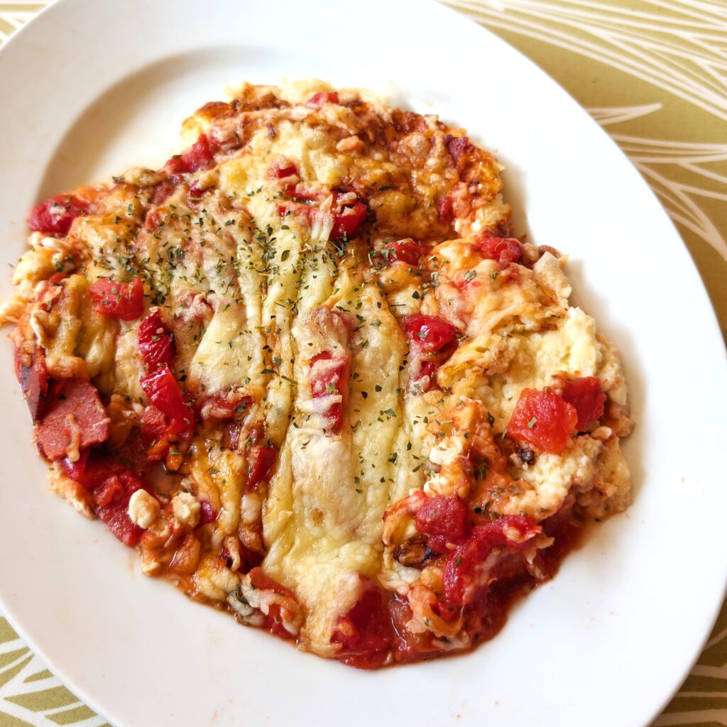 Low Carb Schüttelpizza